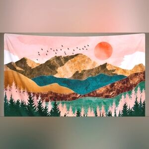 Mountain Landscape Tapestry